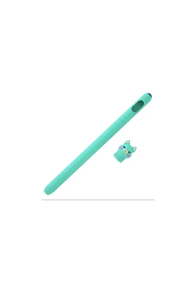 Apple Pencil 2. Nesil Uyumlu Koruyucu Silikon Kılıf  Sevimli Kedi Figürlü (ÜRÜN KALEM DEĞİLDİR)