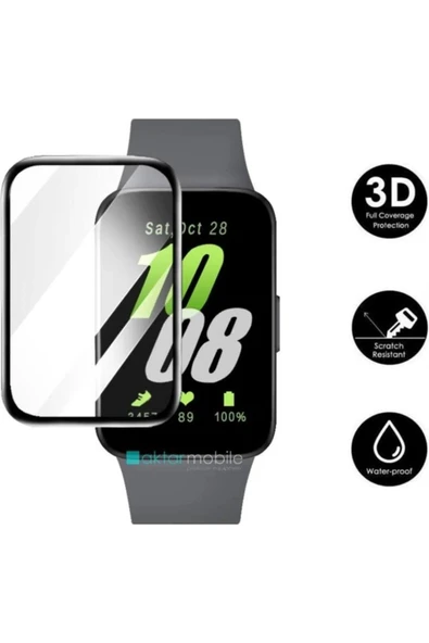 Samsung Galaxy Fit 3 (SM-R390) Tam Kaplayan 5d Nano Ekran Koruyucu 2 ADET - 2