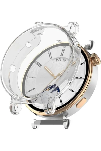 Huawei Watch Gt4 (41MM) Uyumlu 360 Full Round Soft Silikon Kılıf