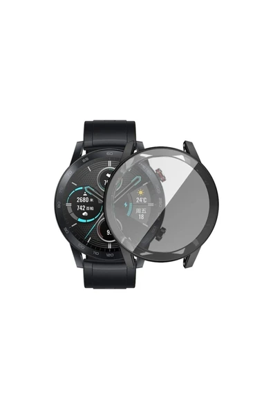 Honor Magic Watch 2 (46MM) 360 Tam Koruma Silikon Kılıf Koruyucu