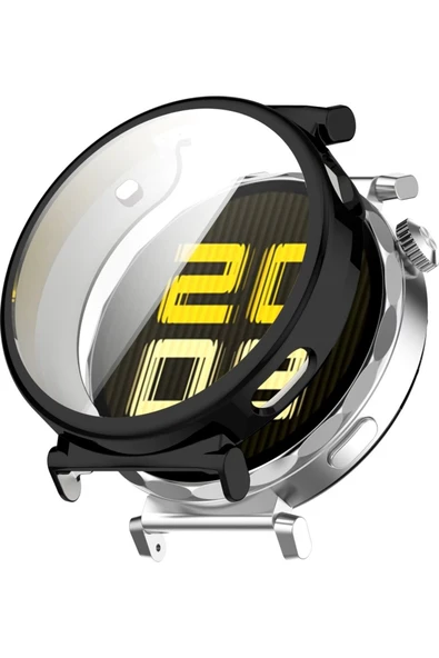 Huawei Watch Gt5 Pro 42MM Uyumlu Kasa Ekran Koruyucu Silikon Kılıf