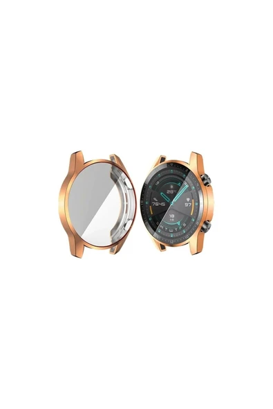Huawei Watch Gt2 46MM 360 Tam Koruma Silikon Kılıf Koruyucu - 2