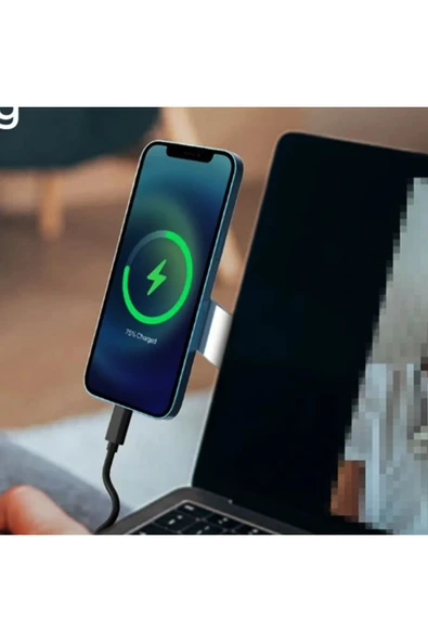 Mıknatıslı Tüm Tlefonlara Uyumlu Tablet Leptop Ekranı Telefon Tutucu Monitör Standı - 5