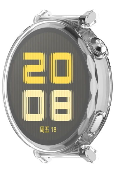 Huawei Watch Gt5 Pro 42MM Uyumlu Kasa Ekran Koruyucu Silikon Kılıf - 2