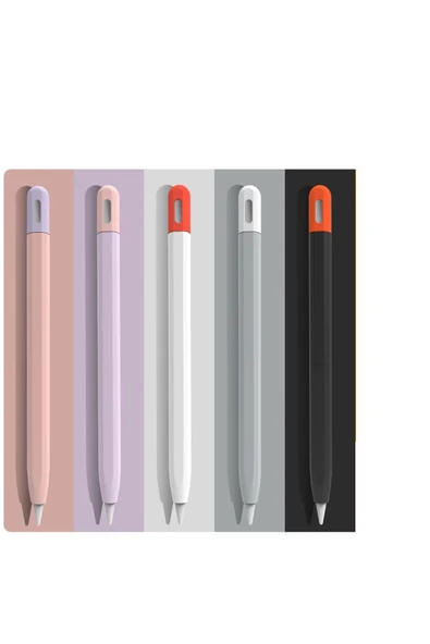 Apple Pencil  3. Nesil (USB-C) Uyumlu Silikon Kılıf - 5