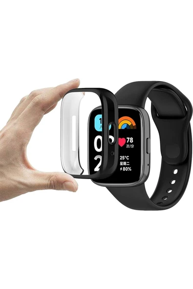 Xiaomi Redmi Watch 3 Active Uyumlu Silikon Kılıf