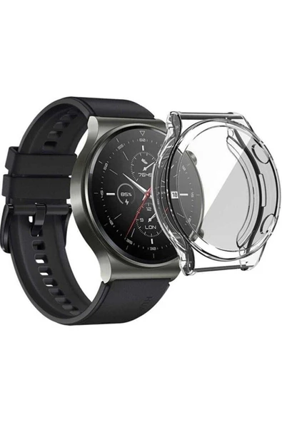 Huawei Watch Gt2 Pro Uyumlu Silikon Ekran ve Kasa Koruyucu Kılıf