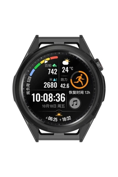 Huawei Watch Gt Runner Uyumlu Silikon Ekran ve Kasa Koruyucu Kılıf - 2