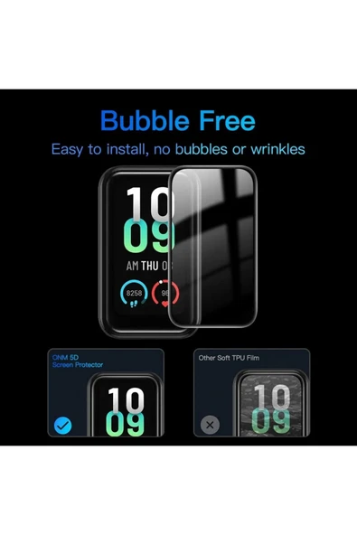 Xiaomi Smart Band 8 Active 5d Nano Ekran Koruyucu 2 Adet - 3