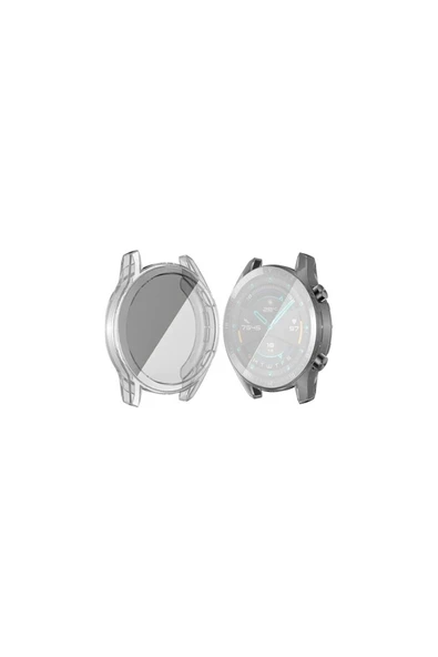 Huawei Watch Gt2 46MM 360 Tam Koruma Silikon Kılıf Koruyucu - 2