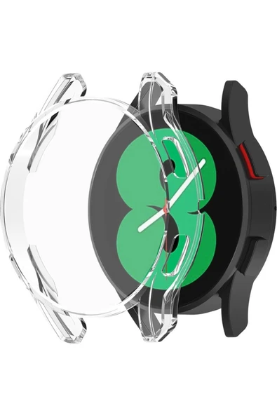 Samsung Galaxy Watch 4 Classic (46MM) Uyumlu Önü Açık Silikon Koruyucu Kılıf