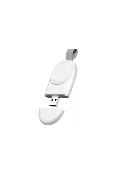 Apple Watch USB Şarjlı Taşınabilir Araç Manyetik Şarj Cihazı 10/9/8/7/6/5/4/3/2 ile Uyumlu