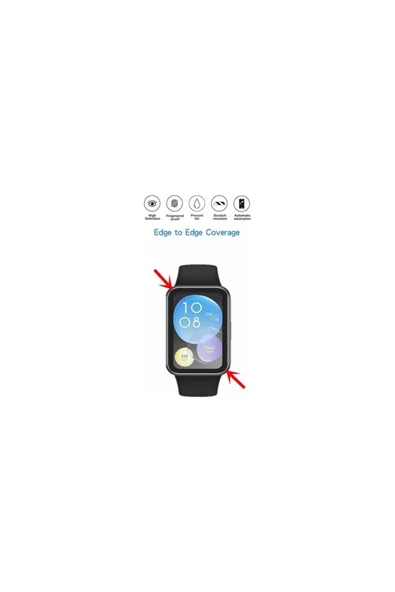 Huawei Watch Fit 2 Uyumlu 5d Nano Ekran Koruyucu 2 ADET - 5