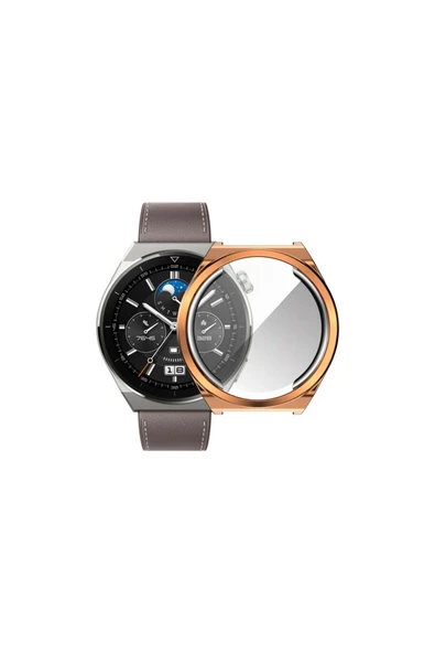 Huawei Watch Gt 3 Pro 46MM 360° Full Koruma Ultra Ince Silikon Kılıf
