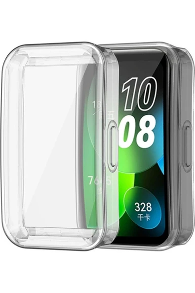 Huawei Band 8 Kılıf 360 Full Koruma Silikon Kılıf