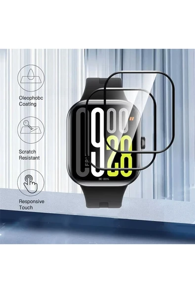 Redmi Watch 5 Akıllı Saat Uyumlu Tam Kaplayan Nano Ekran Koruyucu ( 2 Adet ) - 2