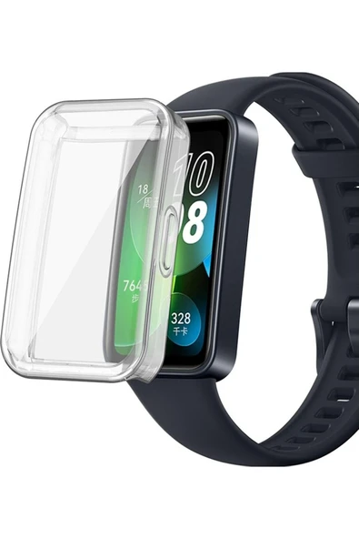 Huawei Band 10 Kılıf 360 Full Koruma Silikon Kılıf