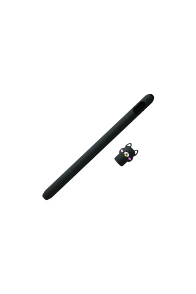Apple Pencil 2. Nesil Uyumlu Koruyucu Silikon Kılıf  Sevimli Kedi Figürlü (ÜRÜN KALEM DEĞİLDİR) - 2