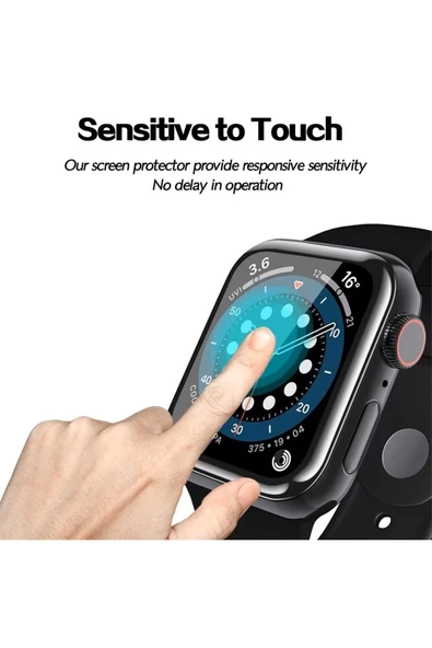 Apple Watch 10 Uyumlu (46MM) Polymer Nano Ekran Koruyucu - 4