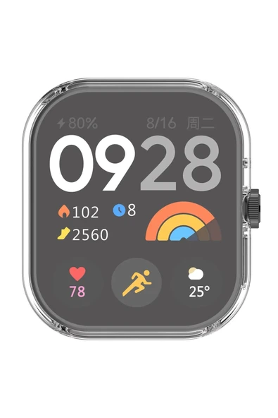 Xiaomi Redmi Watch 4 Uyumlu Silikon Kılıf 360 Full - 2
