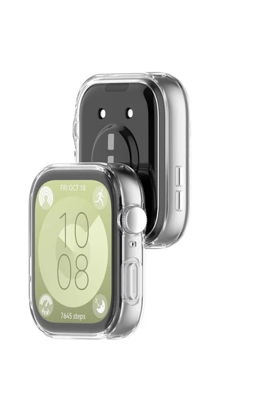 Huawei Watch Fit 3 Uyumlu 360 Full Silikon Kılıf