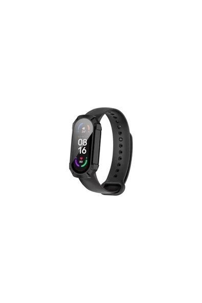 Xiaomi Mi Band 7 Uyumlu Ekran ve Kasa Koruyucu Sert Kılıf 360 Tam Koruma - 2