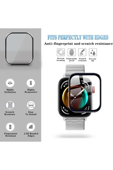 Huawei Watch Fit 3 Uyumlu 5d Nano Ekran Koruyucu 2 Adet - 3