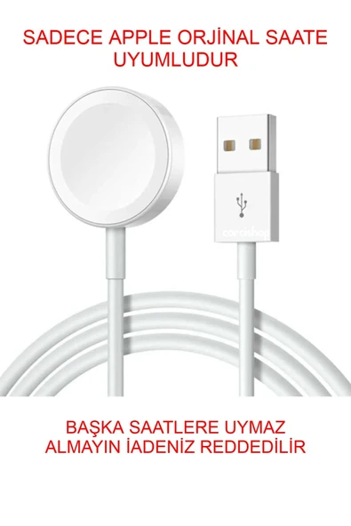 Watch Se 40-44mm Manyetik Şarj Aleti Kablosu Hızlı Şarj