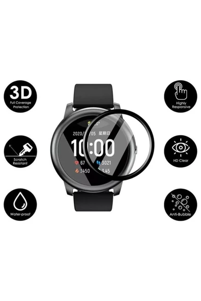 Haylou LS05 Uyumlu Full 5d Nano Ekran Koruyucu 2 Adet - 4
