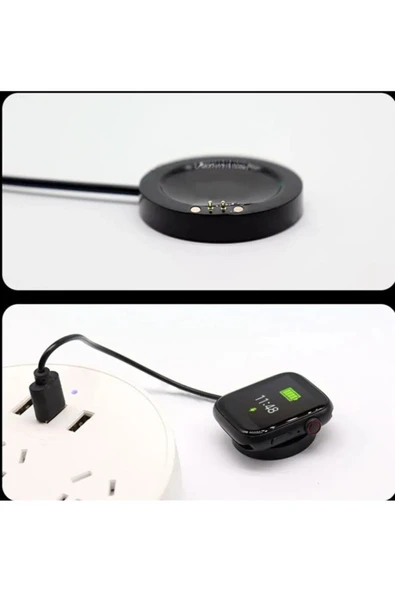 T500 Smart Watch Uyumlu Usb Şarj Kablosu - 3