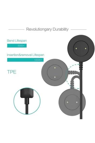 Huawei Watch 46 Mm Honor Watch Magic 2 Usb Şarj Kablosu - 5