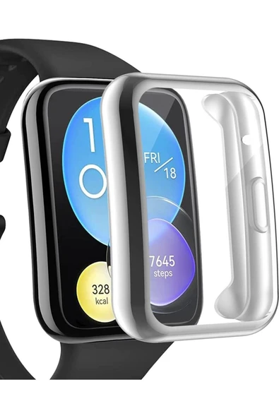 Huawei Watch Fit 2 Uyumlu 360 Koruma Ultra Silikon Kılıf