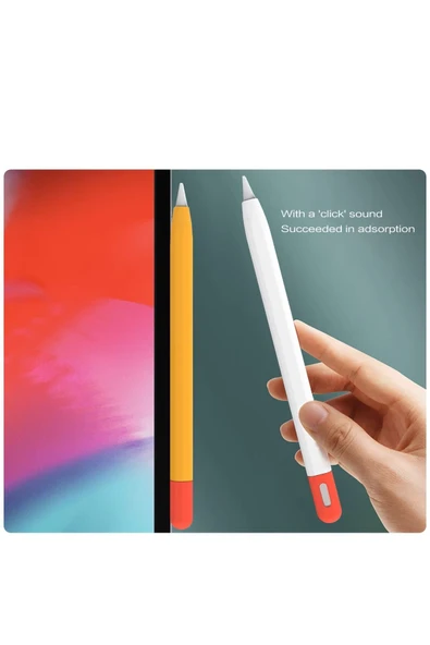 Apple Pencil  3. Nesil (USB-C) Uyumlu Silikon Kılıf - 5