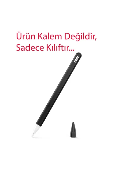 Apple Pencil (2. Nesil) Uyumlu Silikon Kılıf (Ürün Kalem Değildir) - 3