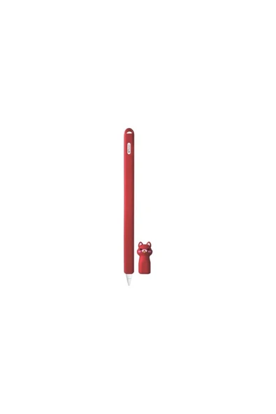 Apple Pencil 2. Nesil Uyumlu Koruyucu Silikon Kılıf  Sevimli Kedi Figürlü (ÜRÜN KALEM DEĞİLDİR)