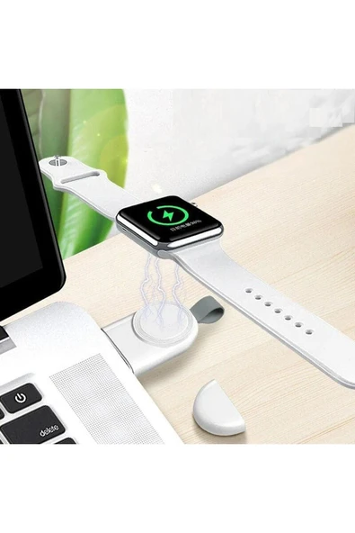 Apple Watch Type - C Şarjlı Taşınabilir Araç Manyetik Şarj Cihazı 10/9/8/7/6/5/4/3/2 ile Uyumlu - 6
