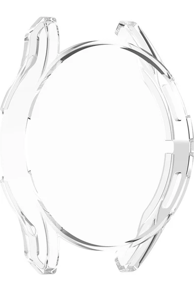 Samsung Galaxy Watch 4 Classic (46MM) Uyumlu Önü Açık Silikon Koruyucu Kılıf - 2