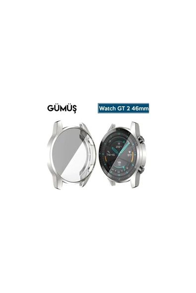Huawei Watch Gt2 46MM 360 Tam Koruma Silikon Kılıf Koruyucu - 2