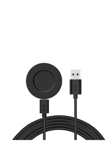 Honor Watch GS Pro Uyumlu Manyetik USB Şarj Kablosu 1 Metre