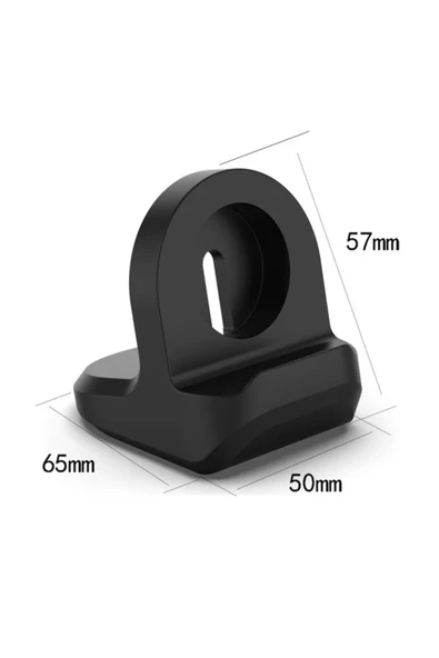 Samsung Galaxy Watch 4 (46MM) USB Şarj Kablosu + Silikon Şarj Standı Tutucu - 7