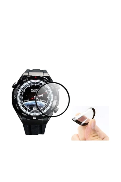 Huawei Watch Ultimate Uyumlu 5d Nano Ekran Koruyucu 2 ADET
