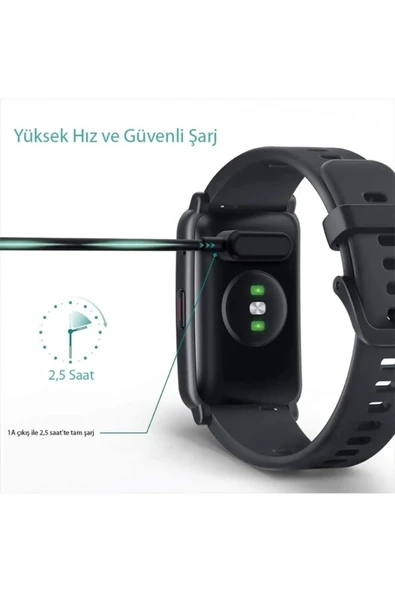 Huawei Watch Fit 2 Manyetik USB Şarj Kablosu - 3