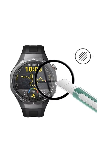 Huawei Watch Gt5 Pro 46MM Tam Kaplayan Nano Ekran Koruyucu Film 2 ADET - 4