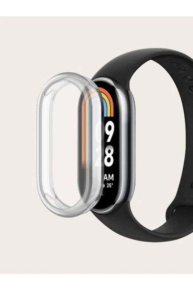 Xiaomi Mi Band 8 (360') Full Koruma Silikon Kılıf ( Ürün Sadece Kılıftır) - 3
