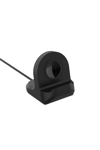 Samsung Galaxy Watch 6 (43MM) Uyumlu USB Şarj Kablosu + Silikon Şarj Standı Tutucu - 3