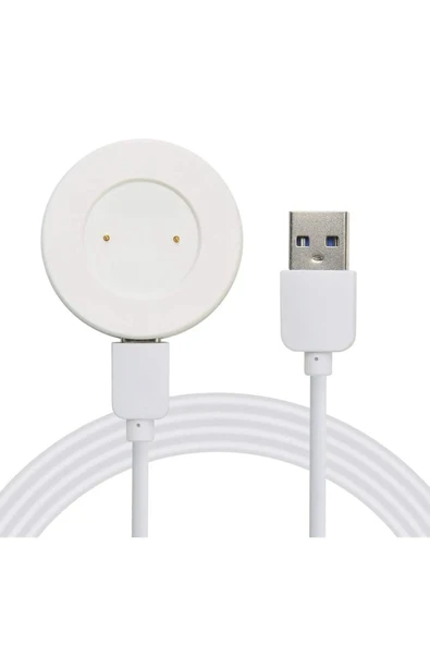Honor Watch GS Pro Uyumlu Manyetik USB Şarj Kablosu 1 Metre