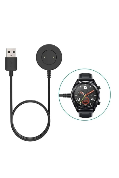 Huawei Watch Gt 2 46mm Uyumlu Manyetik USB Şarj Kablosu 1 Metre - 4