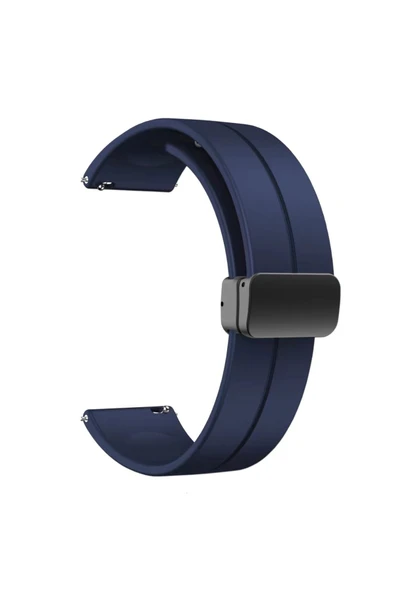 Huawei Watch GT/GT2/GT3/GT2 Pro/GT3 Pro/GT3 Se/Watch3/Watch3 Pro 22mm Manyetik Tokalı Silikon Kordon