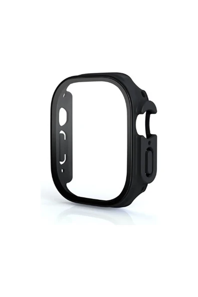 Apple Watch Ultra 49MM 360 Derece Camlı Full Çerçeve Koruma - 4