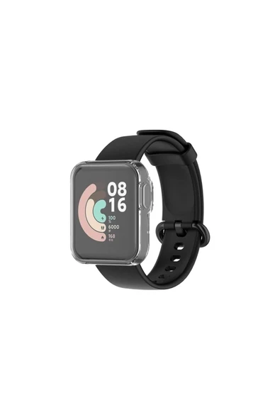 Xiaomi Mi Watch Lite Uyumlu 360 Koruma Ultra Önü Kapalı Silikon Kılıf
